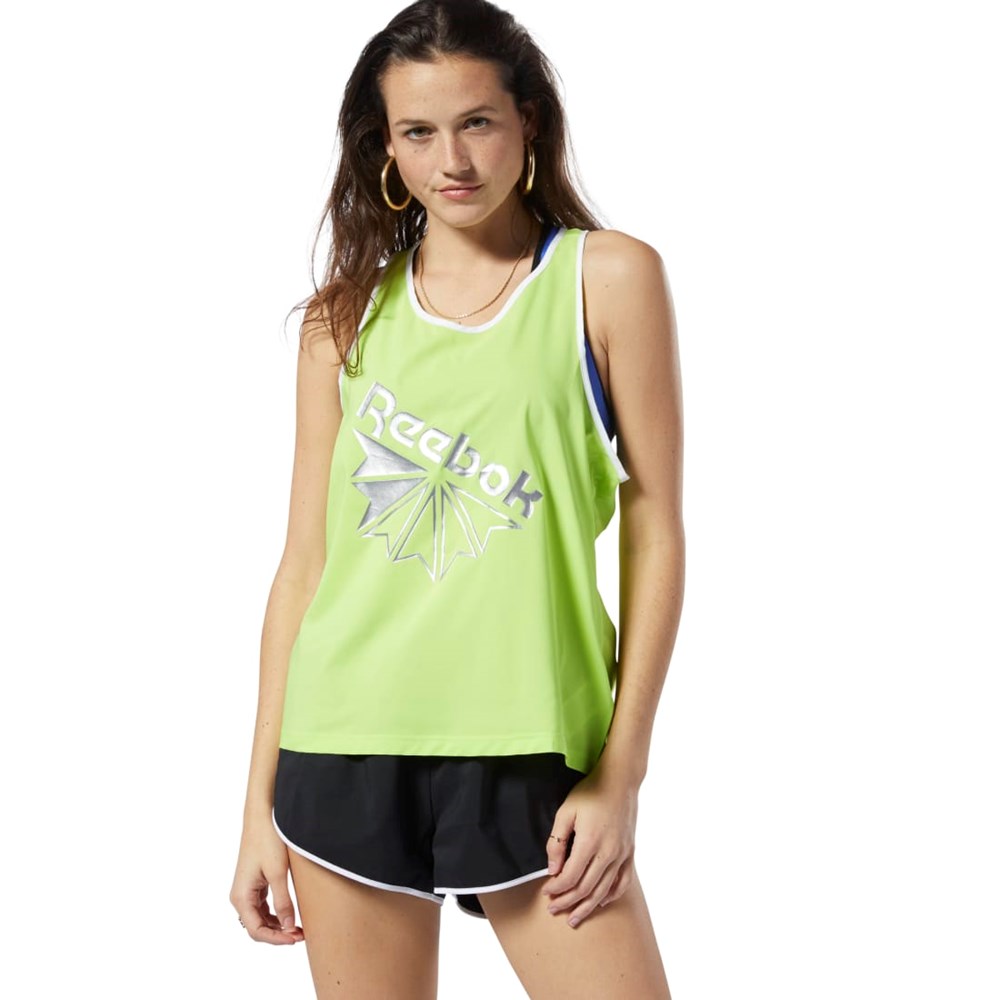 Reebok Classics Tank Top Neon Lime | DT7285