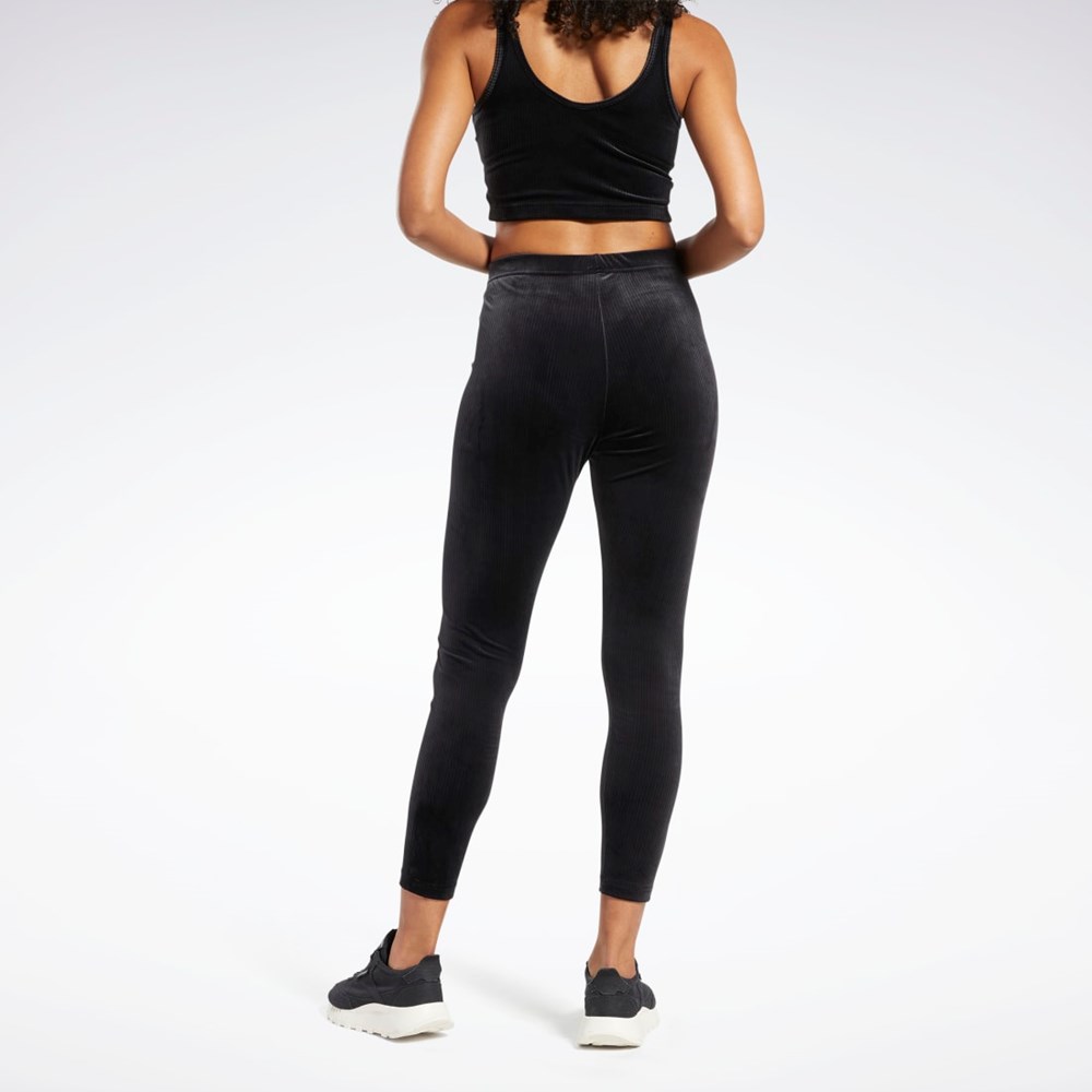 Reebok Classics Velour Tights Black | HH7293