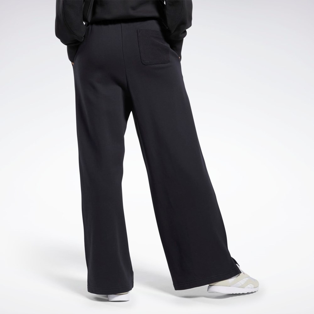 Reebok Classics Wide-Leg Pants Black | HH7377