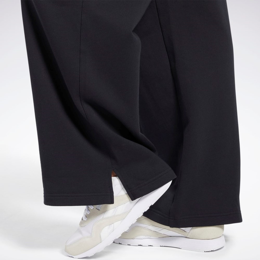 Reebok Classics Wide-Leg Pants Black | HH7377