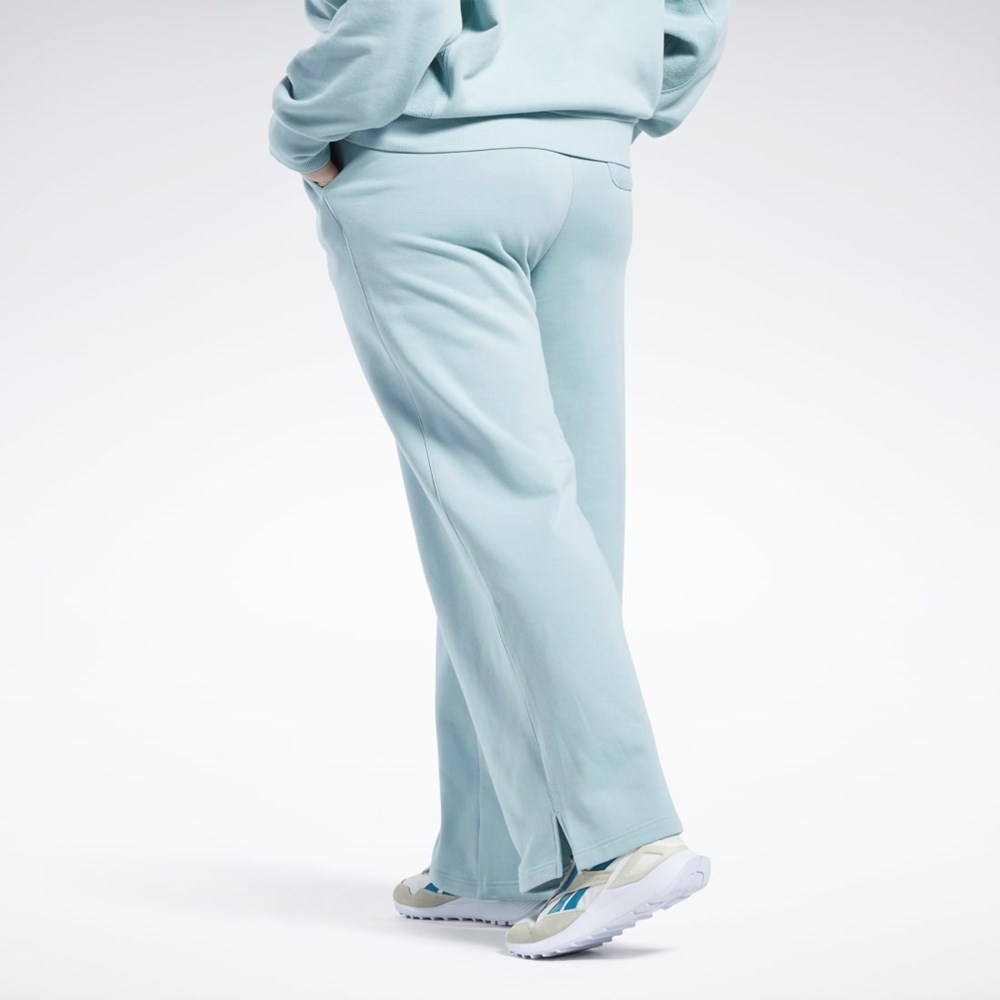 Reebok Classics Wide-Leg Pants (Plus Size) Seaside Grey | HN6726