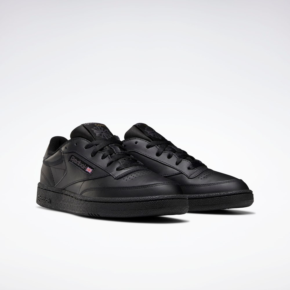 Reebok Club C 85 Shoes Black / Charcoal | AR0454