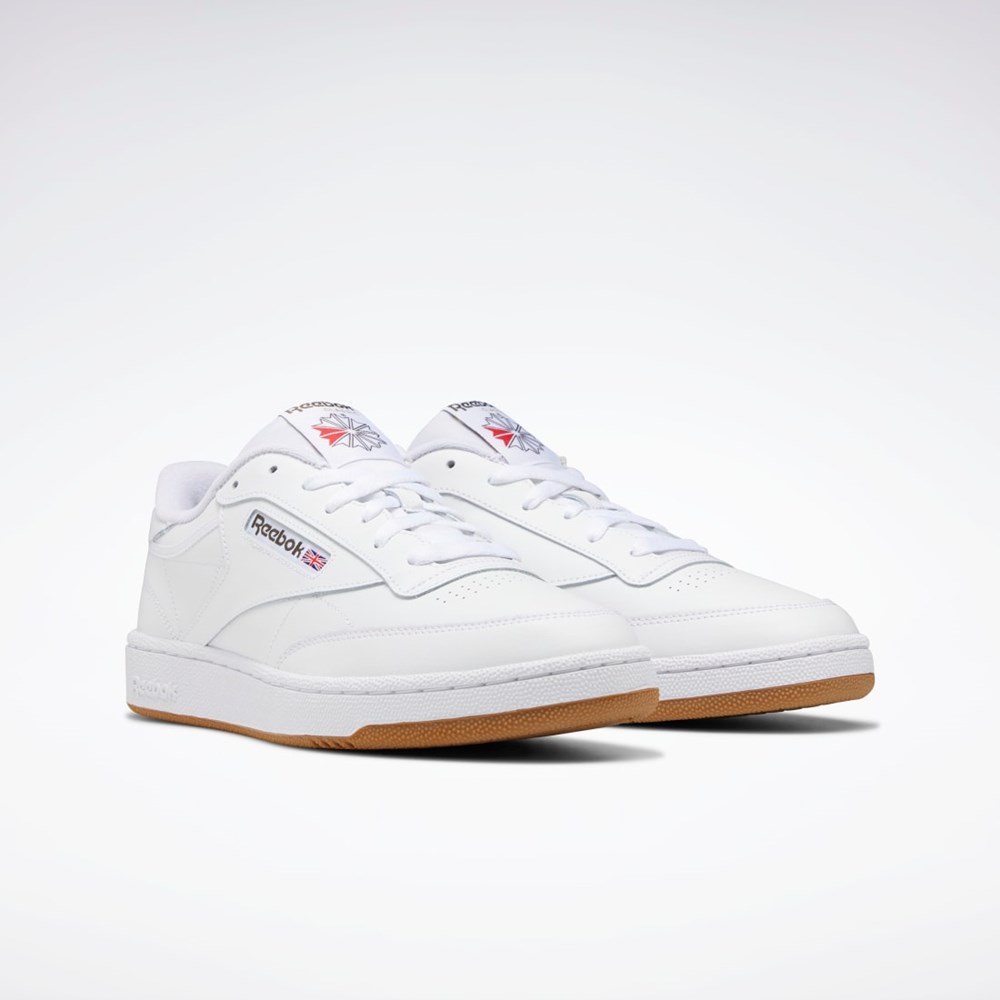 Reebok Club C 85 Shoes Ftwr White / Army Green / Reebok Lee 3 | GY7151