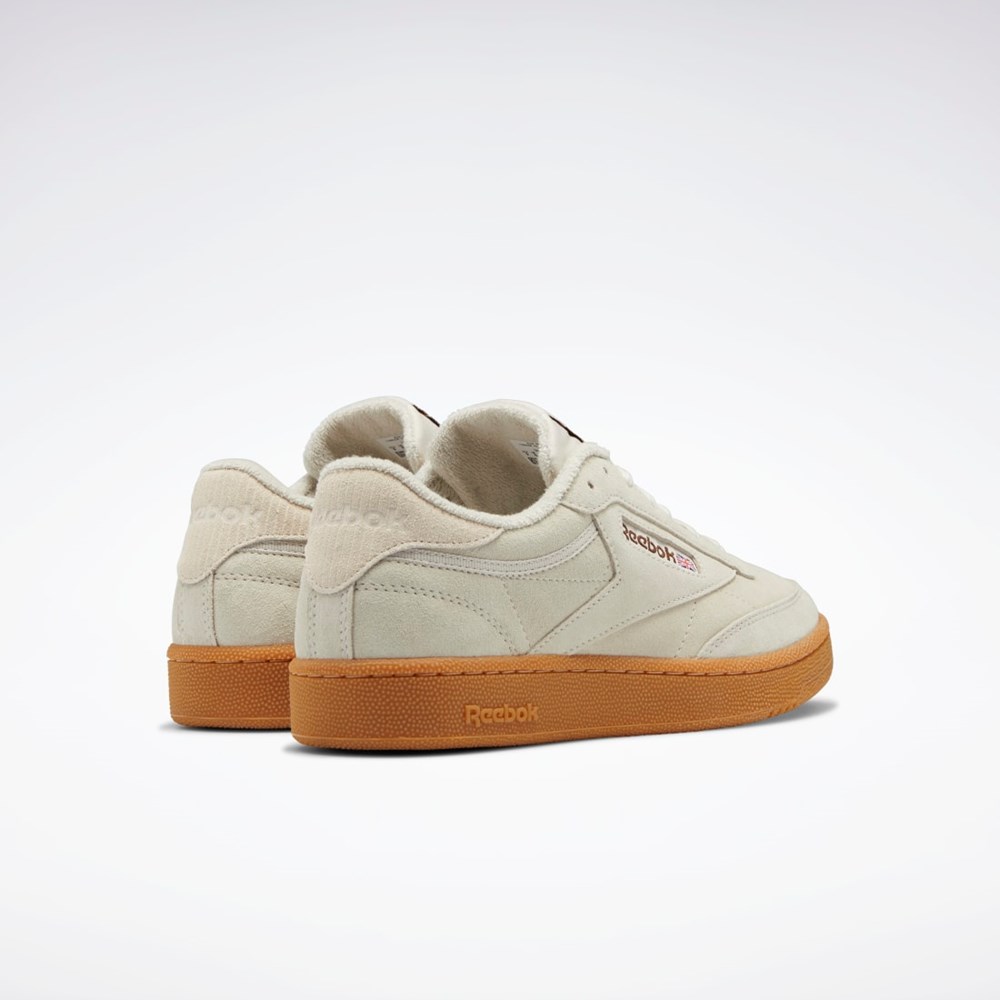 Reebok Club C 85 Shoes Stucco / Brush Brown / Reebok Rubber Gum-06 | GX1703