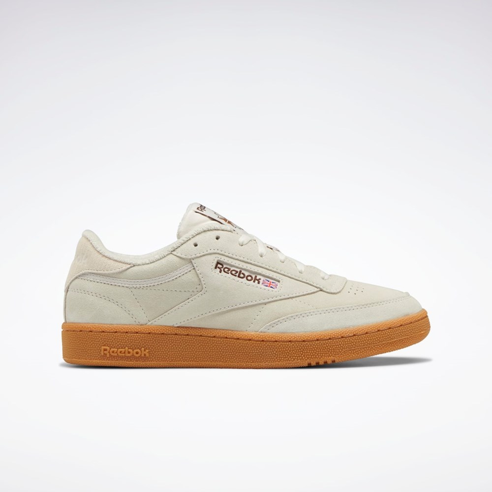 Reebok Club C 85 Shoes Stucco / Brush Brown / Reebok Rubber Gum-06 | GX1703