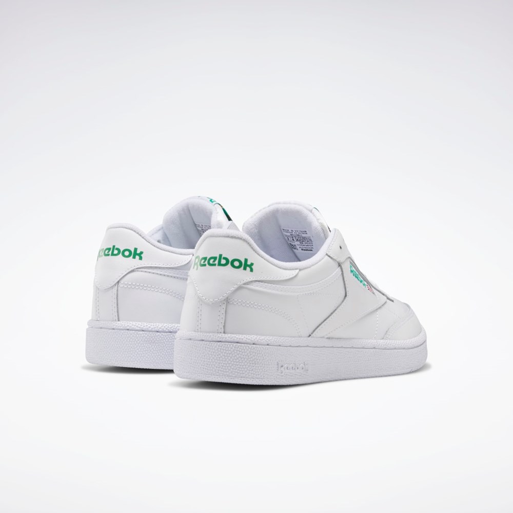 Reebok Club C 85 Shoes White / Green | AR0456