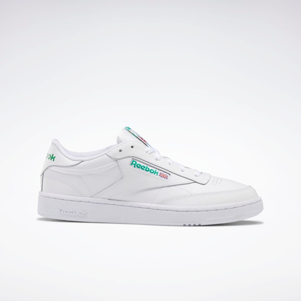 Reebok Club C 85 Shoes White / Green | AR0456