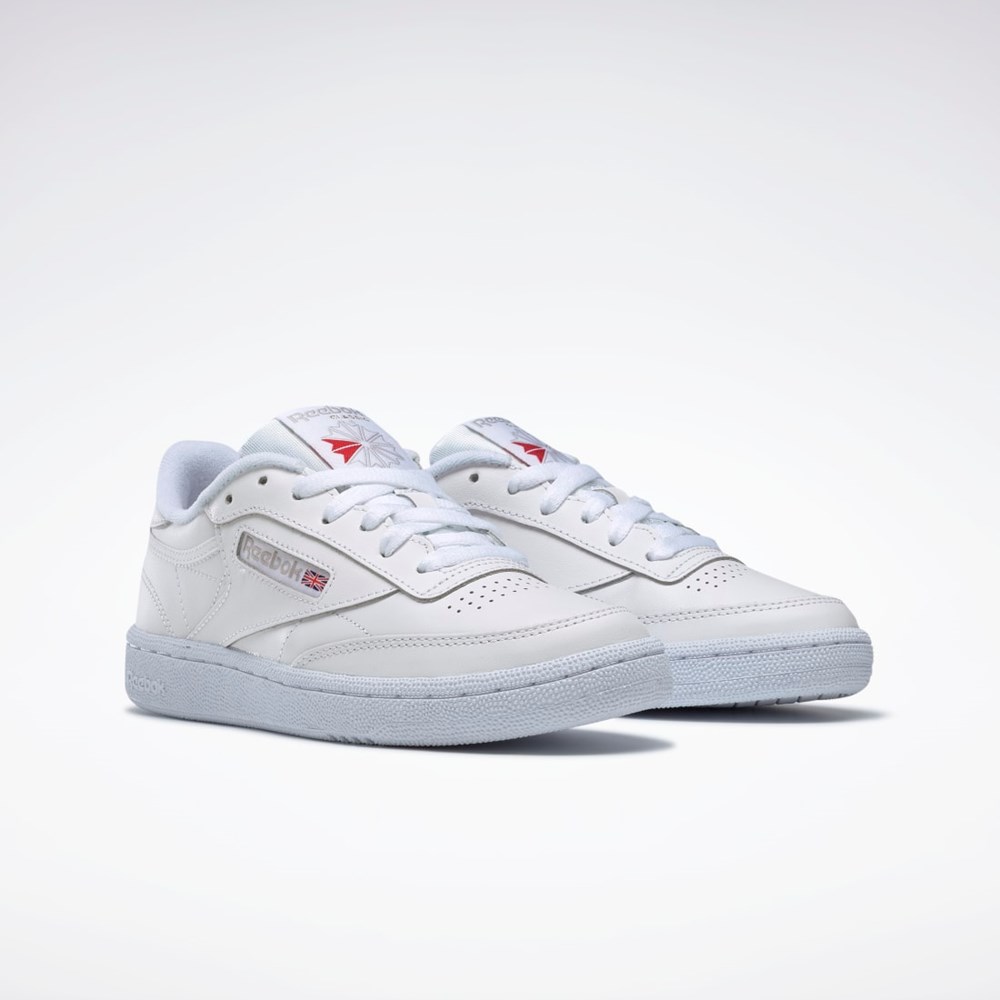 Reebok Club C 85 Shoes White / Light Grey | BS7685