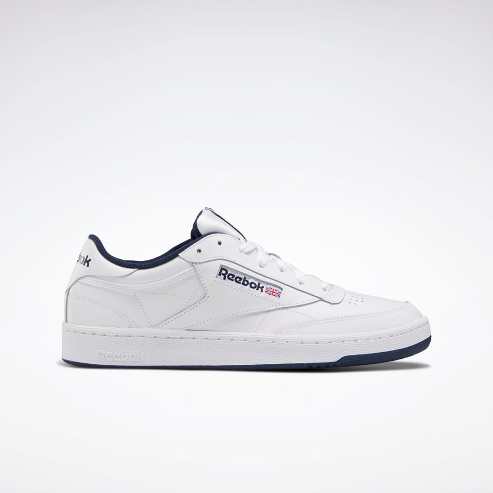 Reebok Club C 85 Shoes White / Navy | AR0457