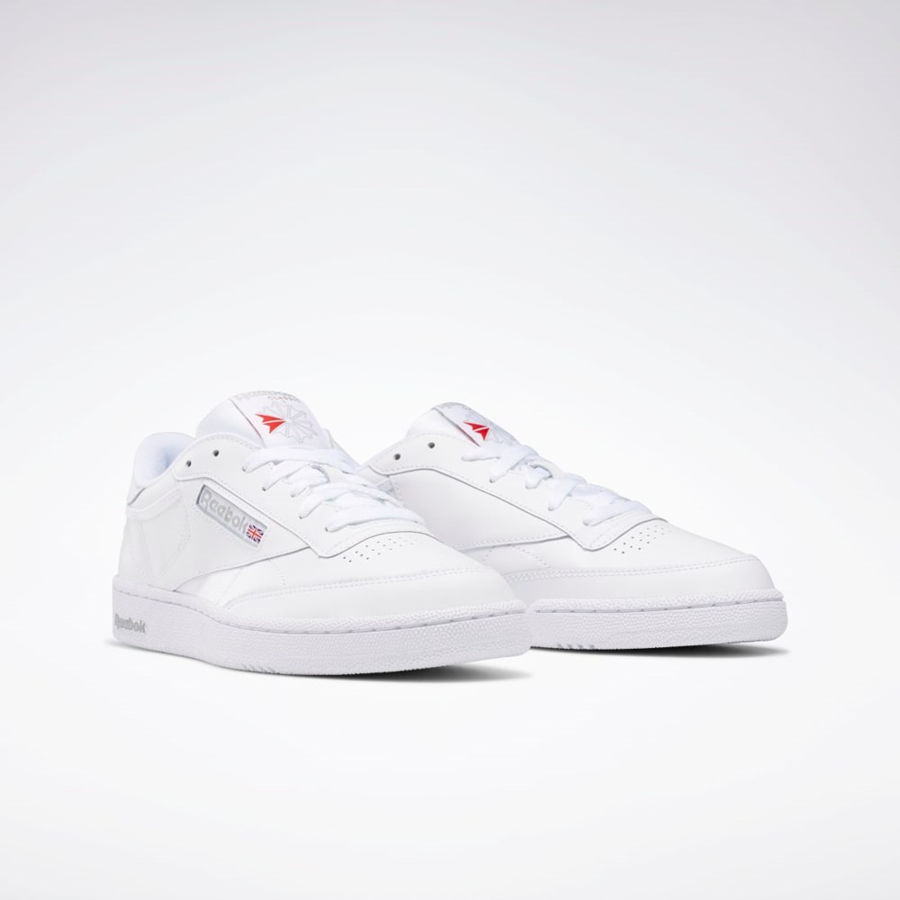 Reebok Club C 85 Shoes White / Sheer Grey | AR0455