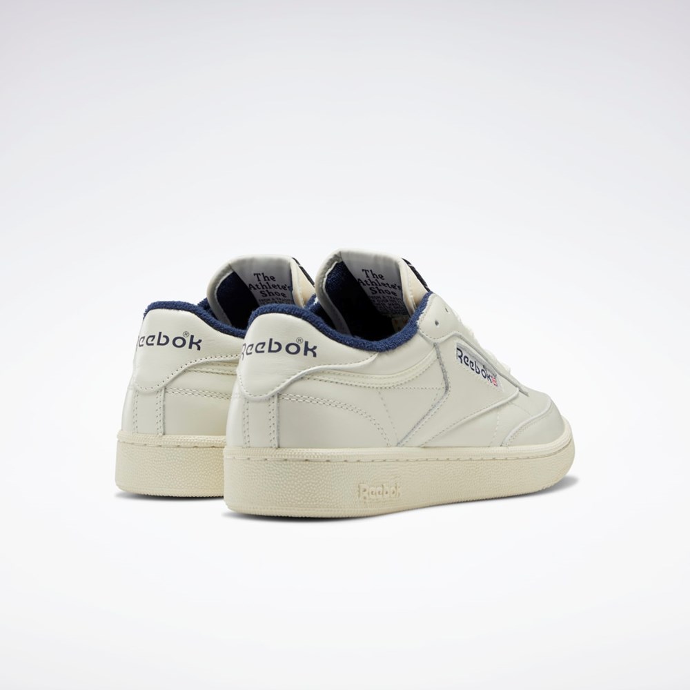 Reebok Club C 85 Vintage Shoes Chalk / Alabaster / Vector Navy | GX3683