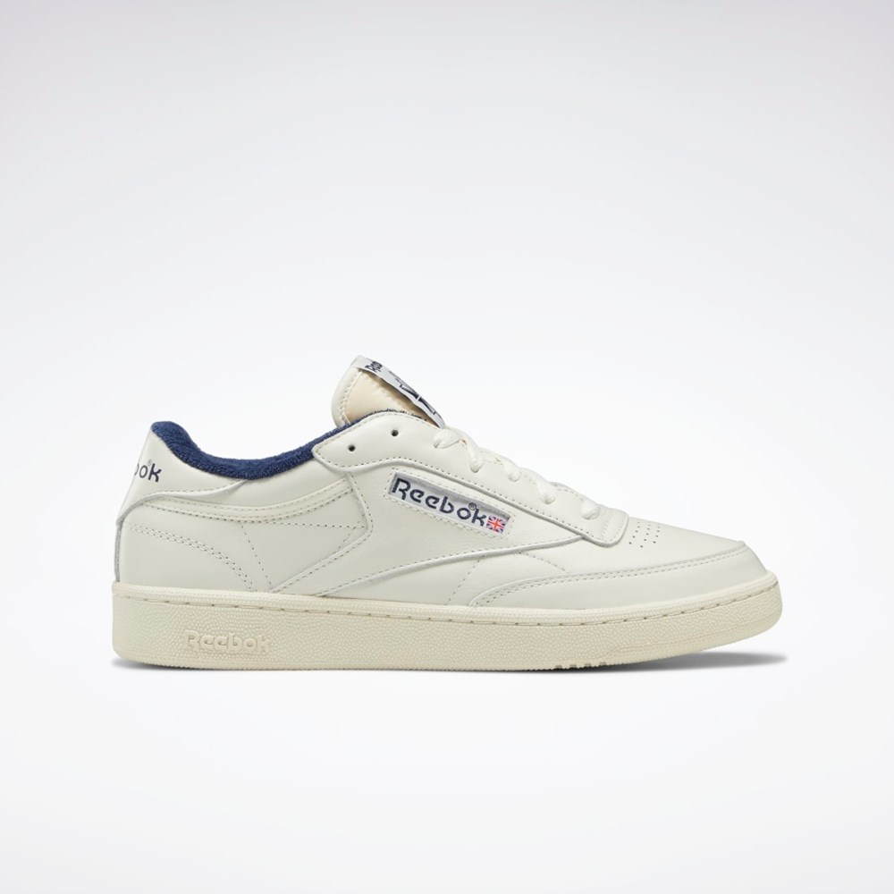 Reebok Club C 85 Vintage Shoes Chalk / Alabaster / Vector Navy | GX3683