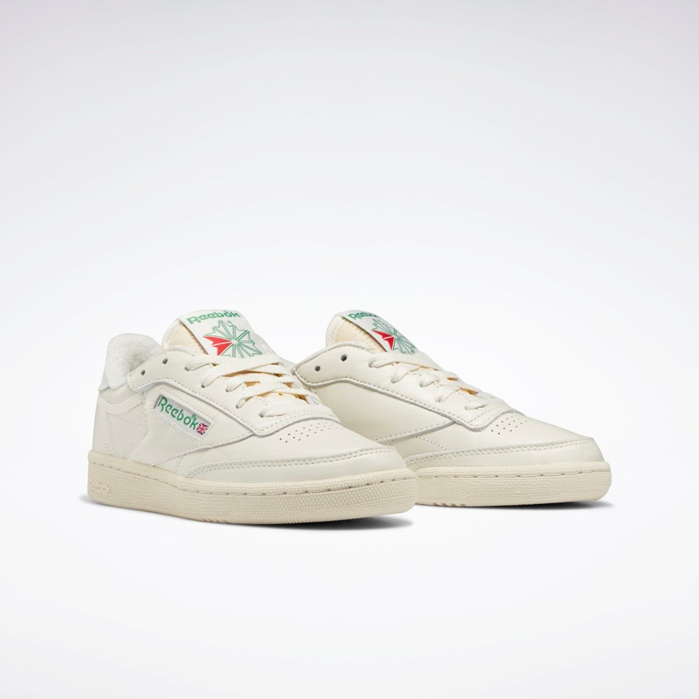 Reebok Club C 85 Vintage Shoes Chalk / Alabaster / Glen Green | GX3686