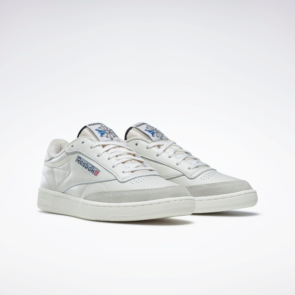 Reebok Club C 85 Vintage Shoes Chalk / Black / Vector Blue | GY7200