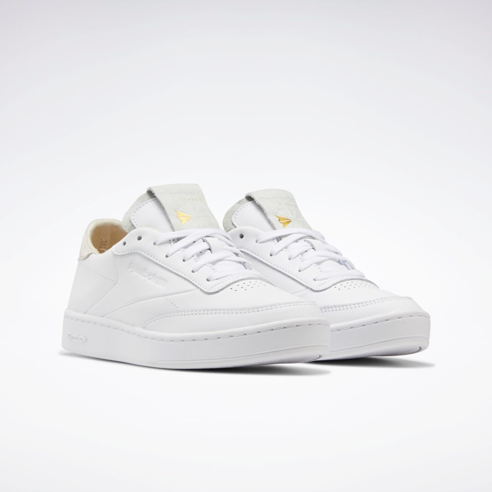 Reebok Club C Clean Shoes Ftwr White / Ftwr White / Alabaster | GW5107