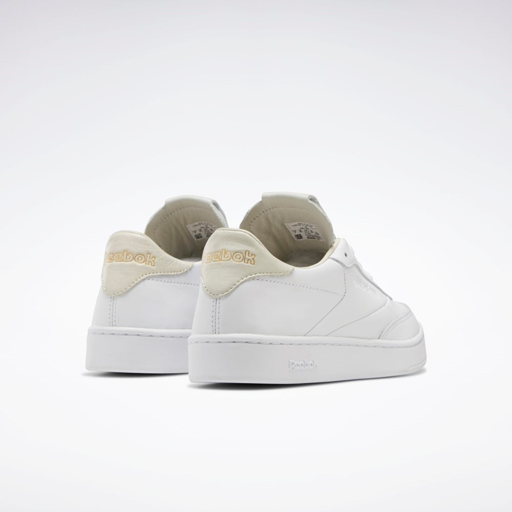 Reebok Club C Clean Shoes Ftwr White / Ftwr White / Alabaster | GW5107