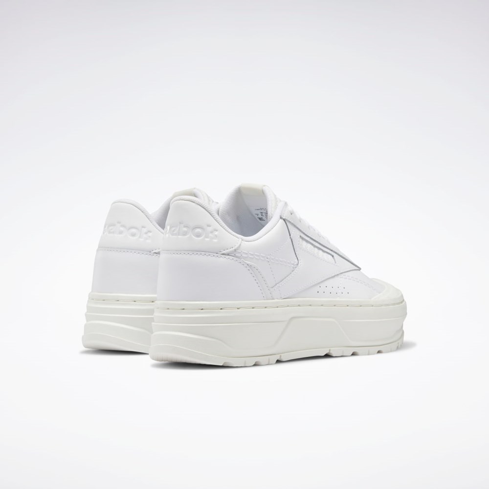 Reebok Club C Double GEO Shoes Ftwr White / Ftwr White / Chalk | H69140