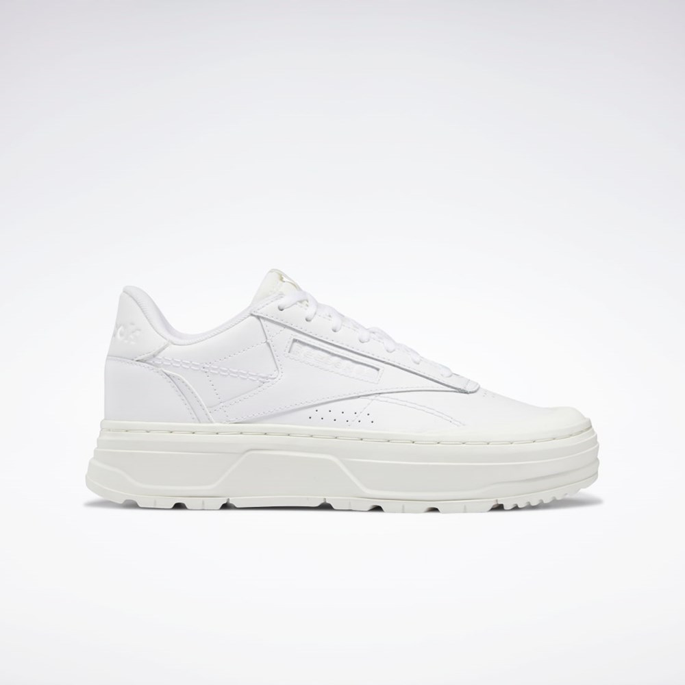 Reebok Club C Double GEO Shoes Ftwr White / Ftwr White / Chalk | H69140