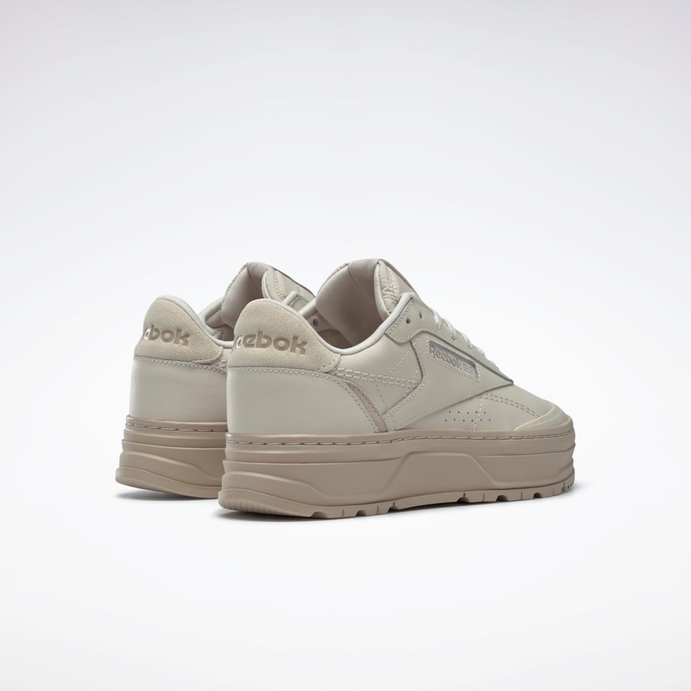 Reebok Club C Double GEO Shoes Stucco / Stucco / Modern Beige | GY1379