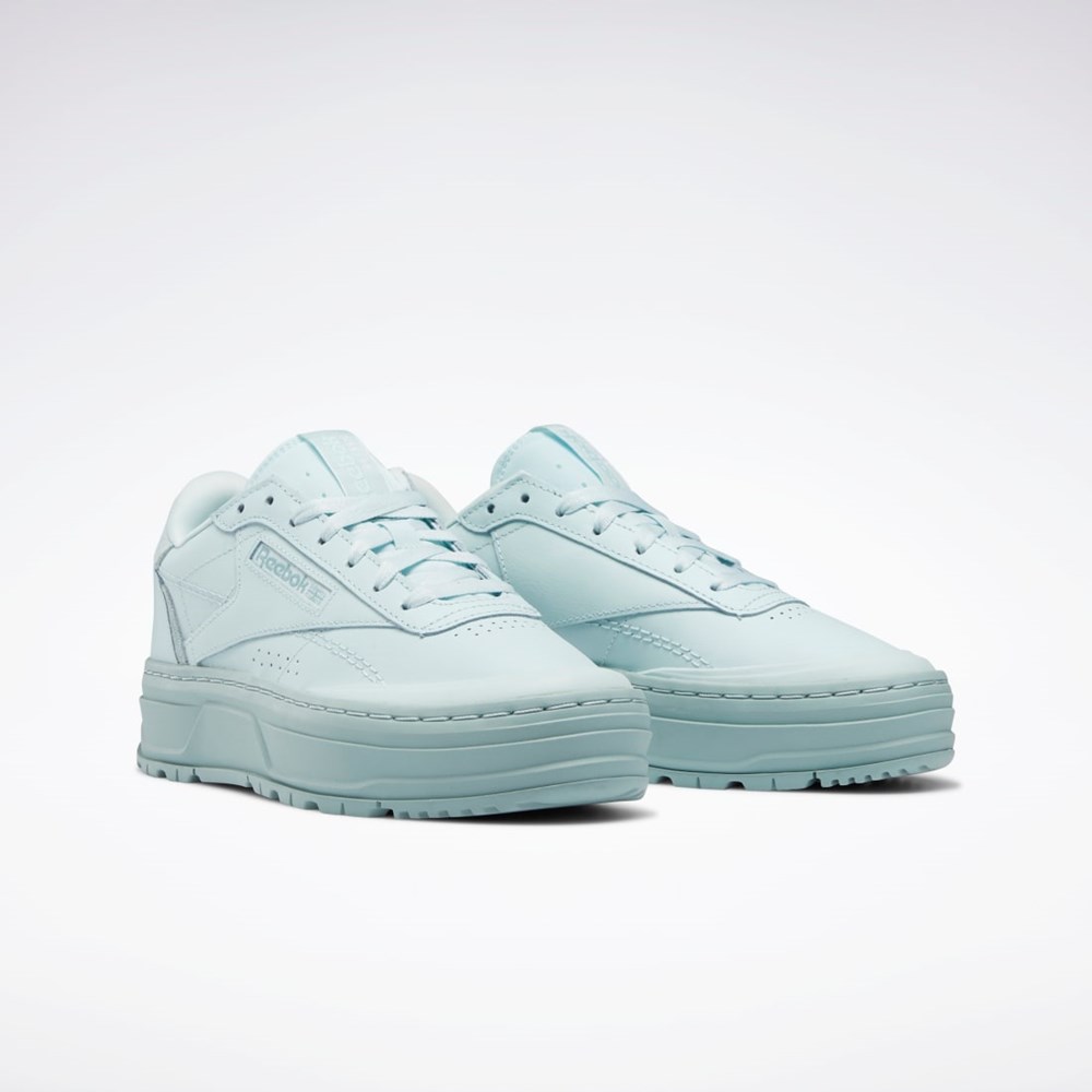 Reebok Club C Double GEO Shoes Whisper Blue / Whisper Blue / Seaside Grey | GY1377