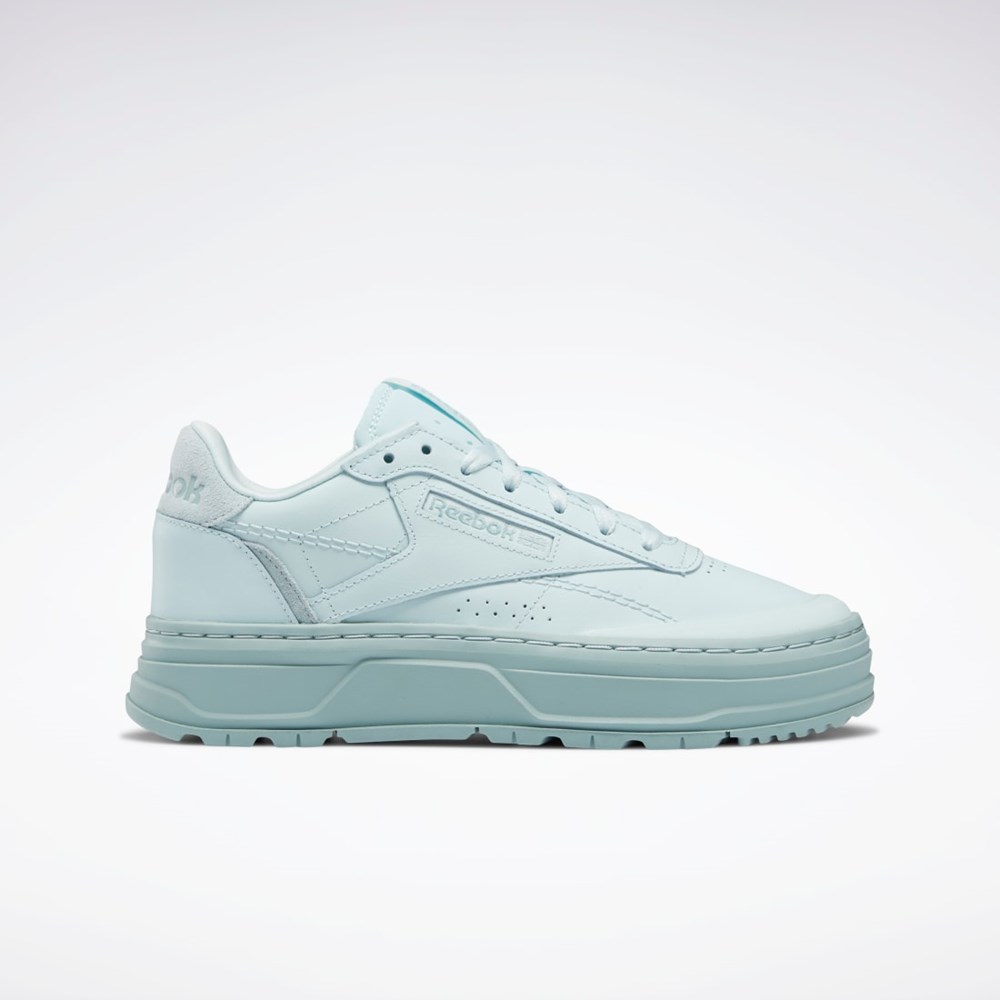 Reebok Club C Double GEO Shoes Whisper Blue / Whisper Blue / Seaside Grey | GY1377