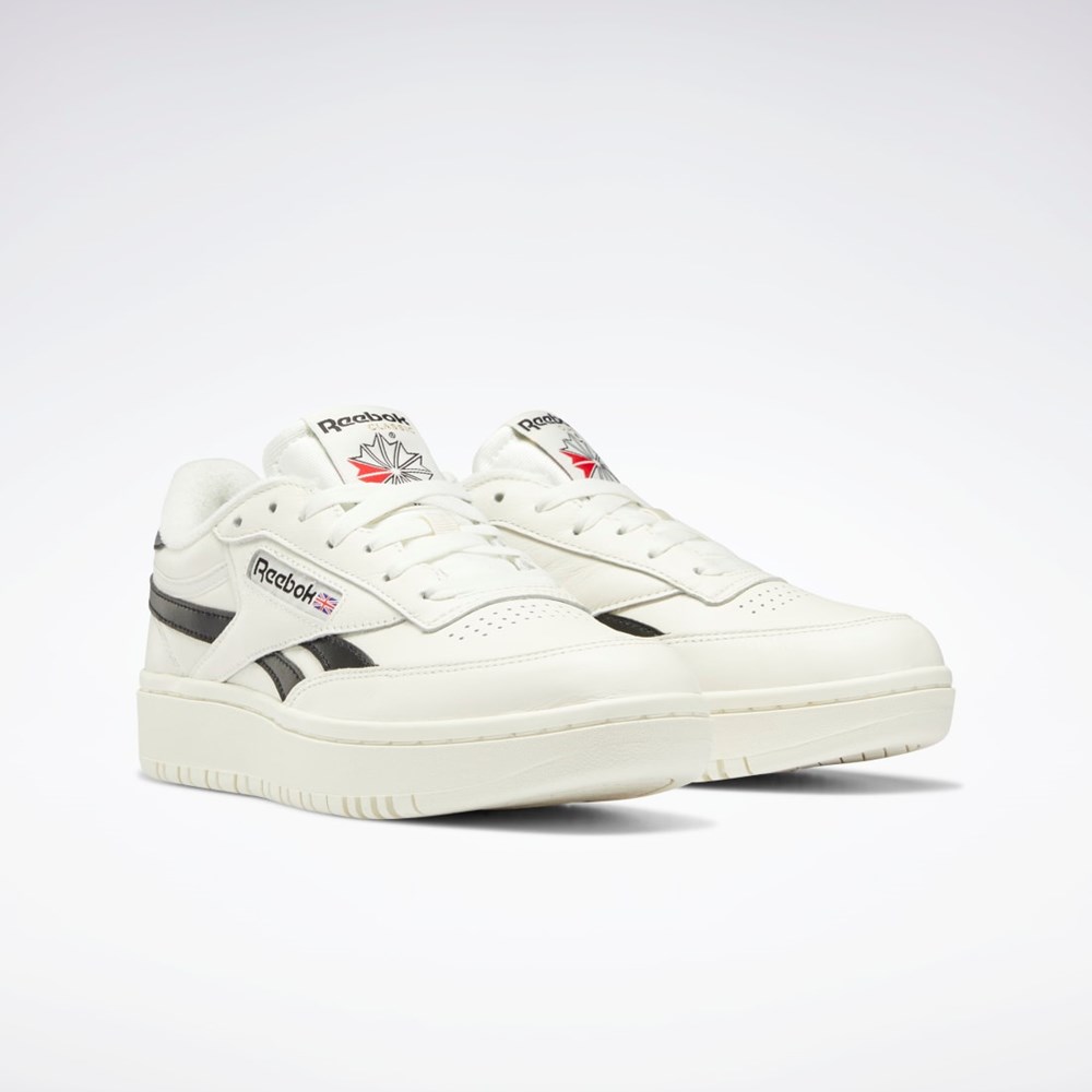 Reebok Club C Double Shoes Chalk / Core Black / Chalk | H04190