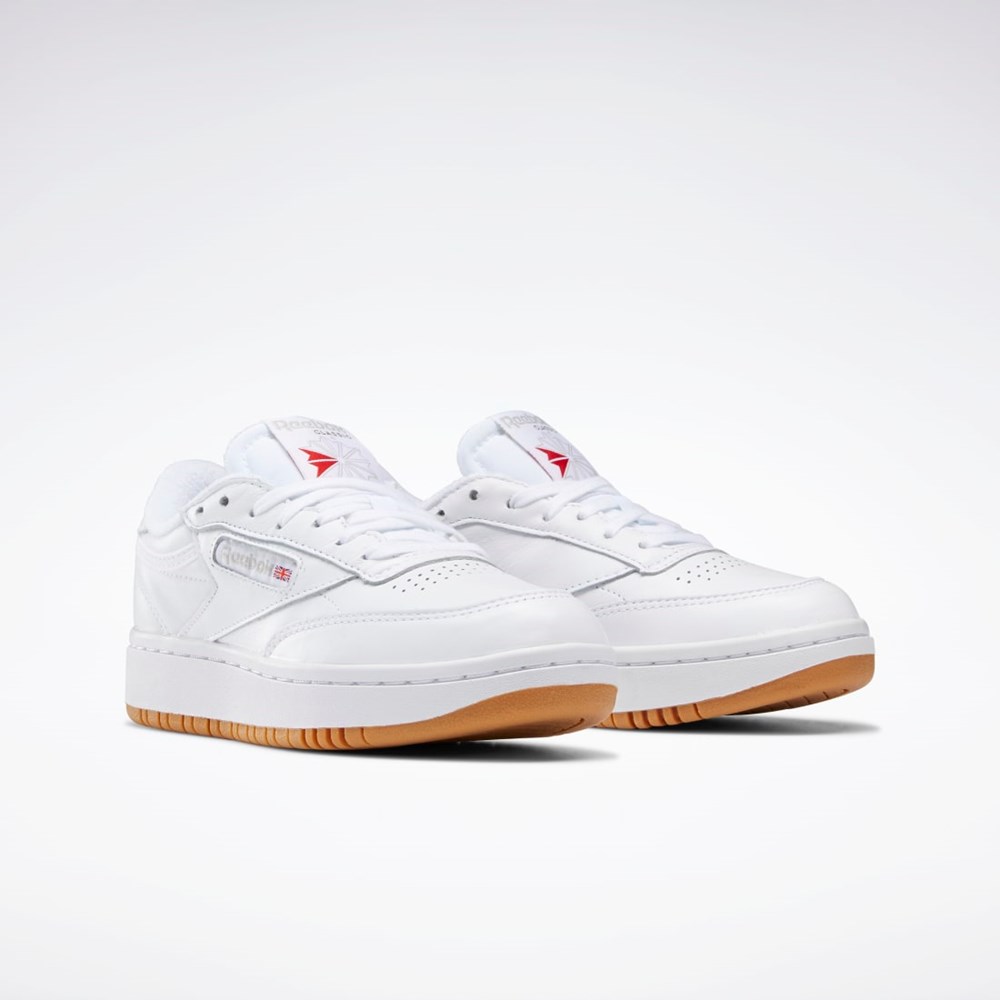 Reebok Club C Double Shoes White / Reebok Rubber Gum-07 / White | FV5658