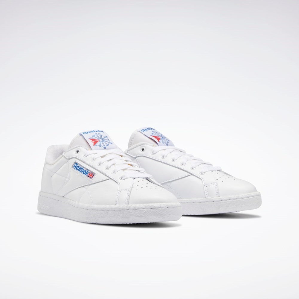 Reebok Club C Grounds Shoes Ftwr White / Vector Blue / Vector Red | GY8787