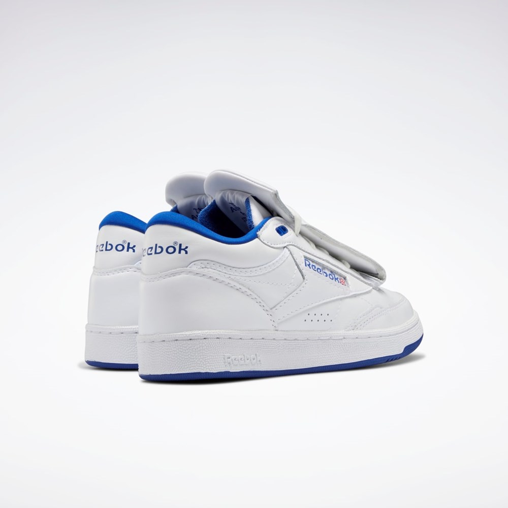 Reebok Club C Mid II Mountain Research Shoes Ftwr White / Cobalt / Chalk | GX9046