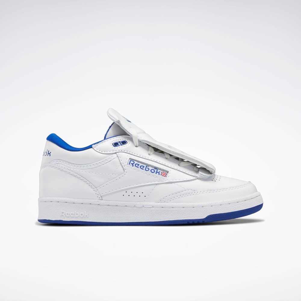 Reebok Club C Mid II Mountain Research Shoes Ftwr White / Cobalt / Chalk | GX9046