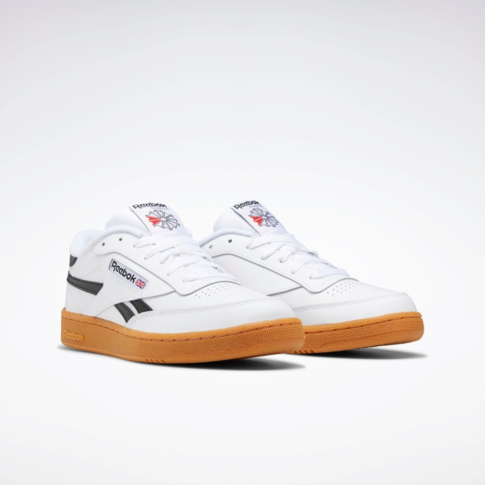 Reebok Club C Revenge Shoes White / Black / Reebok Rubber Gum-06 | EG9243