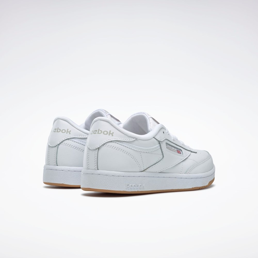 Reebok Club C Shoes - Grade School White / GUM | CN5646