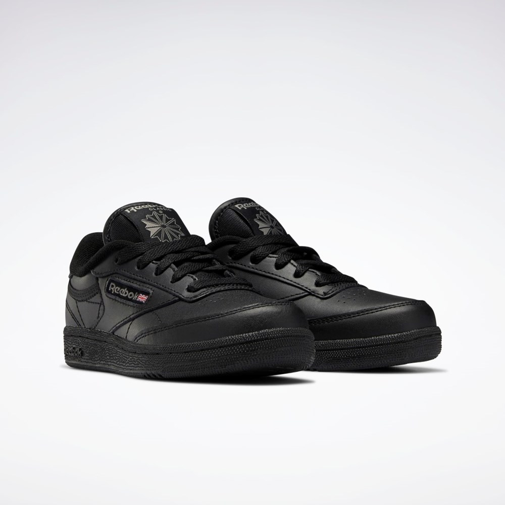 Reebok Club C Shoes - Preschool Black / Charcoal | BS6182