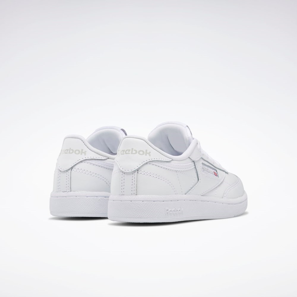 Reebok Club C Shoes - Preschool White / Sheer Grey | BS6169