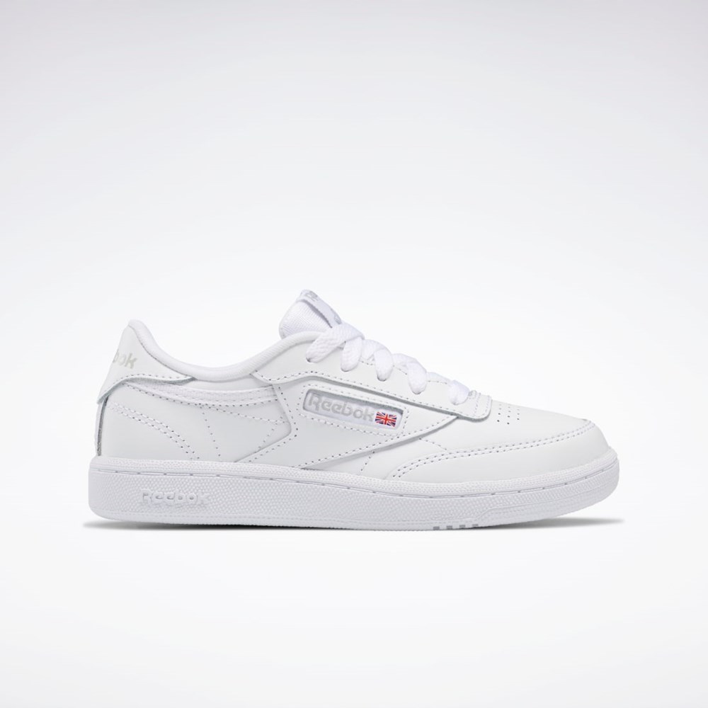 Reebok Club C Shoes - Preschool White / Sheer Grey | BS6169