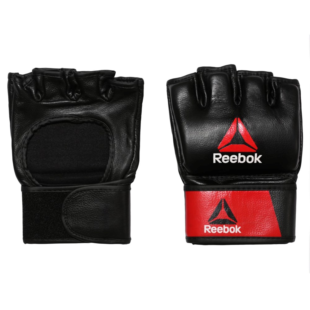 Reebok Combat Leather MMA Glove - XL Red / Black | BH7251