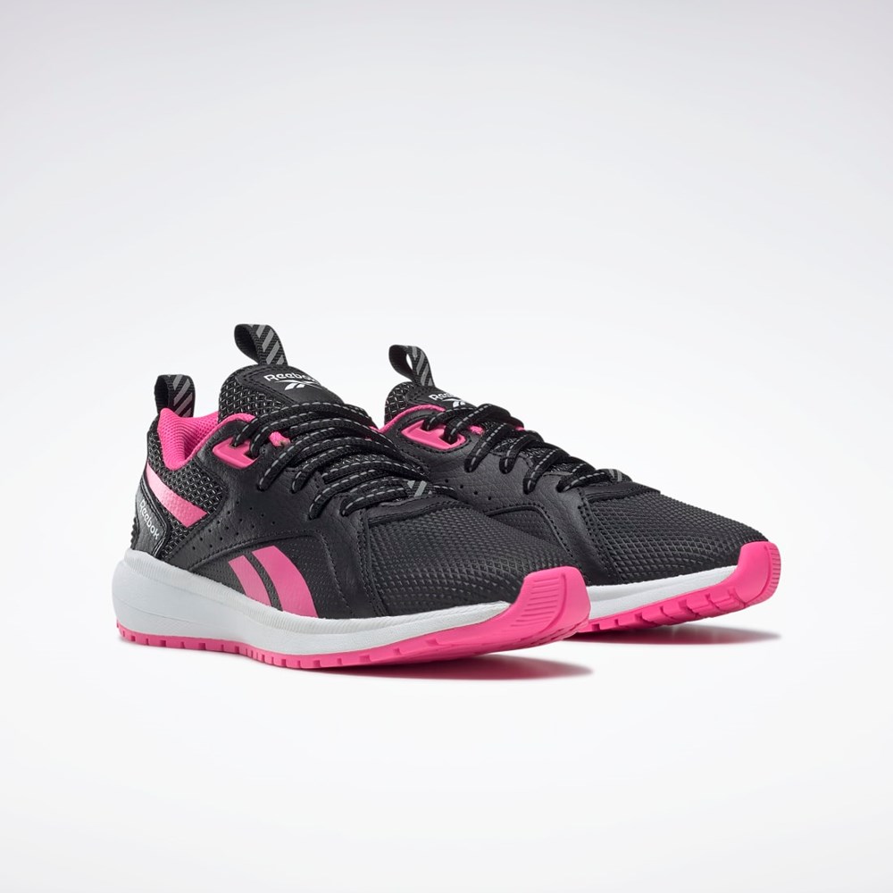 Reebok Durable XT Shoes - Preschool Core Black / Atomic Pink / Ftwr White | GY1718