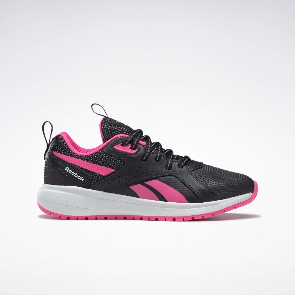 Reebok Durable XT Shoes - Preschool Core Black / Atomic Pink / Ftwr White | GY1718