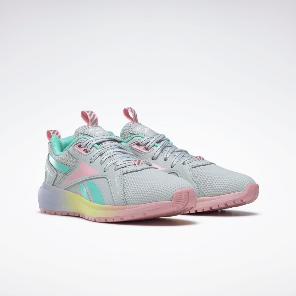 Reebok Durable XT Shoes - Preschool Pure Grey 2 / Pink Glow / Hint Mint | HQ4007