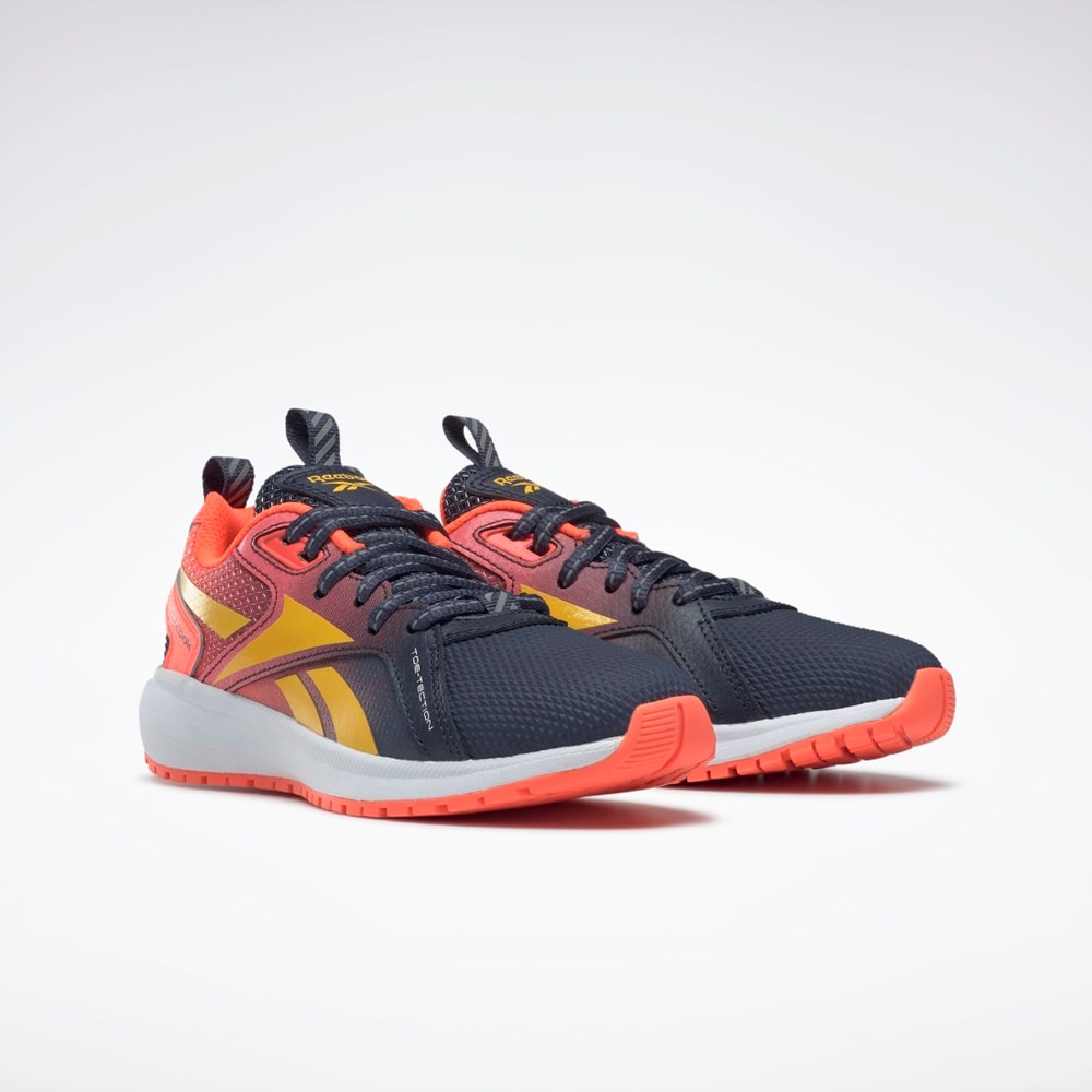 Reebok Durable XT Shoes - Preschool Vector Navy / Orange Flare / Always Yellow | GW9690