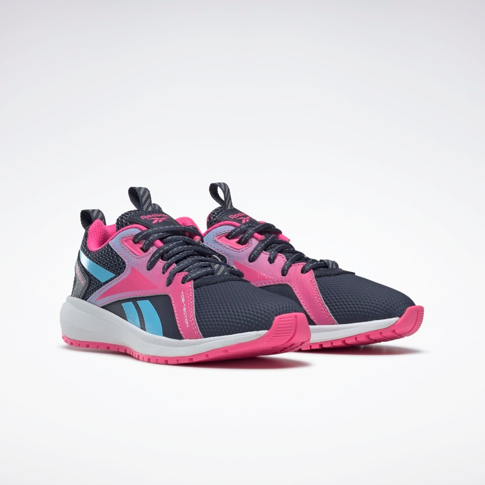 Reebok Durable XT Shoes - Preschool Vector Navy / Digital Blue / Atomic Pink | GW9692