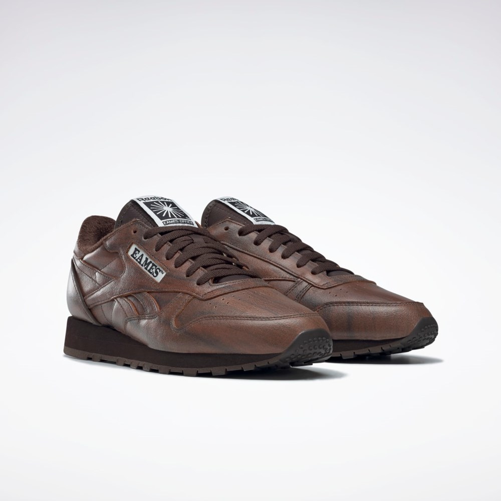 Reebok Eames Classic Leather Shoes Dark Brown / Dark Brown / Dark Brown | GY6391