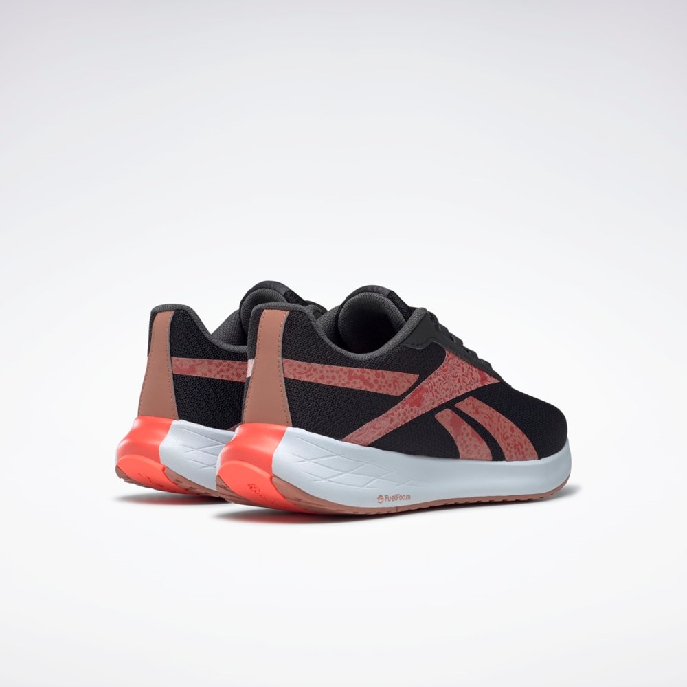 Reebok Energen Plus Running Shoes Core Black / Canyon Coral / Orange Flare | GV8324