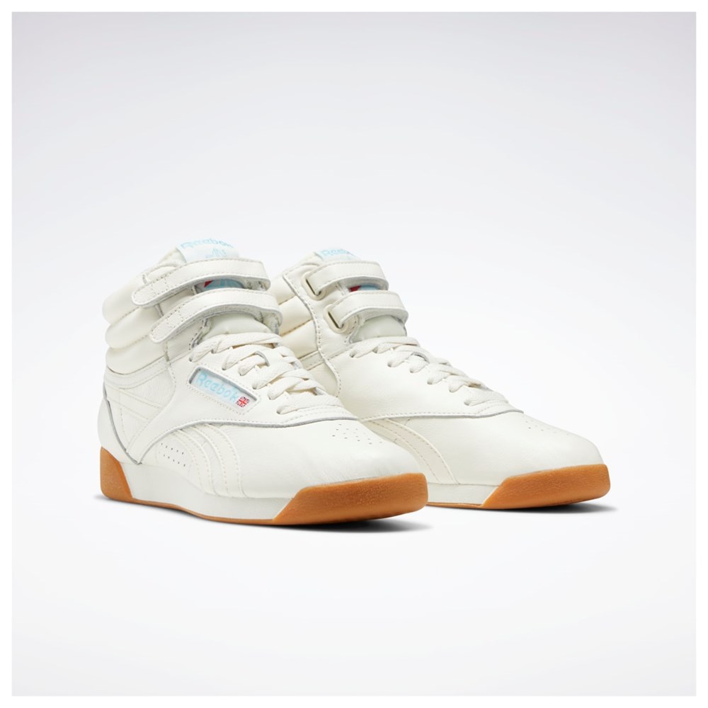 Reebok F/S Hi Shoes Chalk / Digital Blue / Reebok Rubber Gum-06 | GX2789