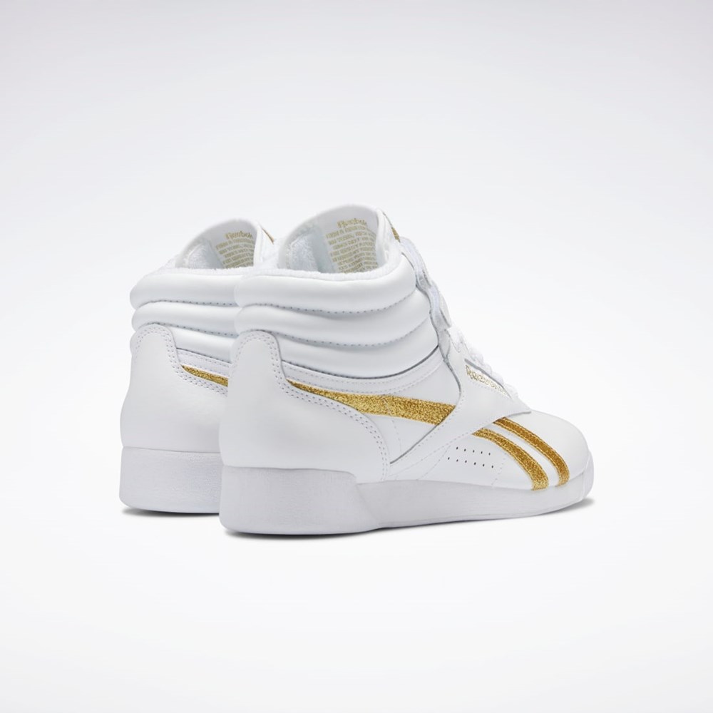 Reebok F/S Hi Shoes Ftwr White / Ftwr White / Gold Met. | GX2231