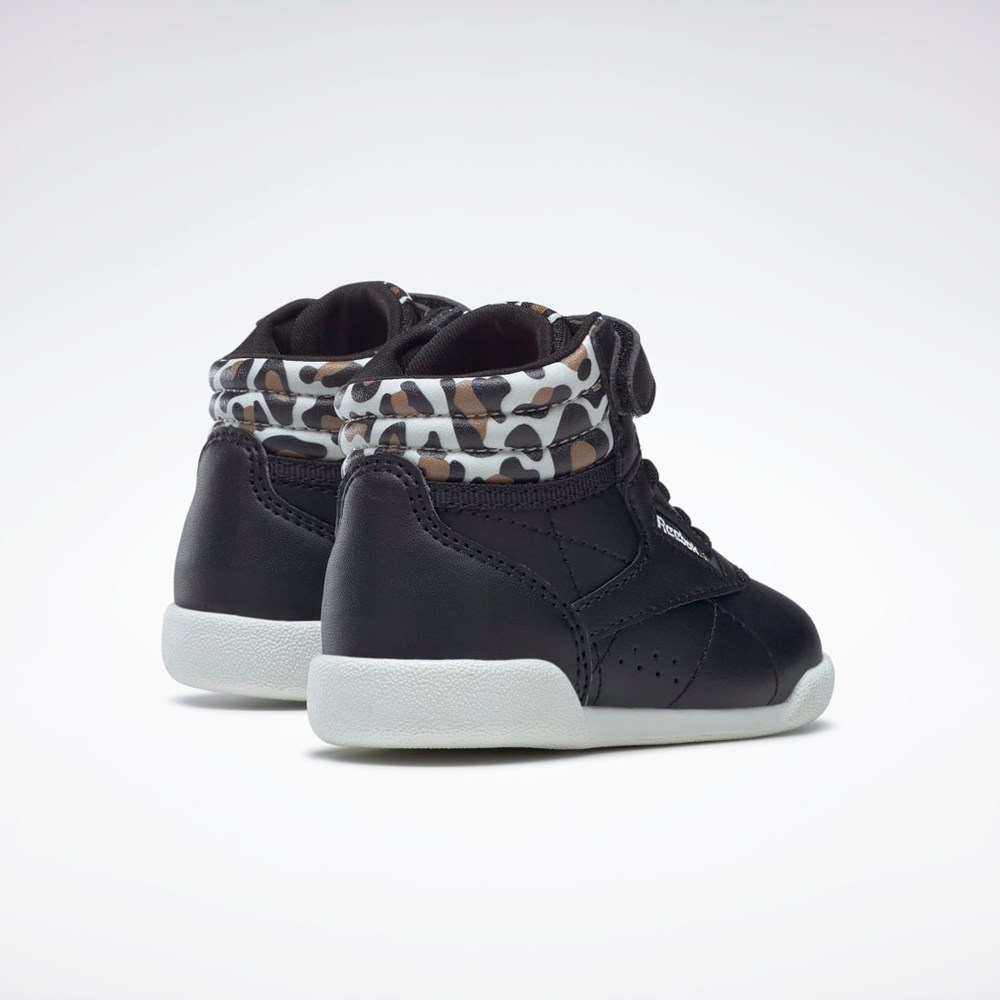 Reebok F/S Hi Shoes - Toddler Core Black / Sahara / Gold Met. | HP6448