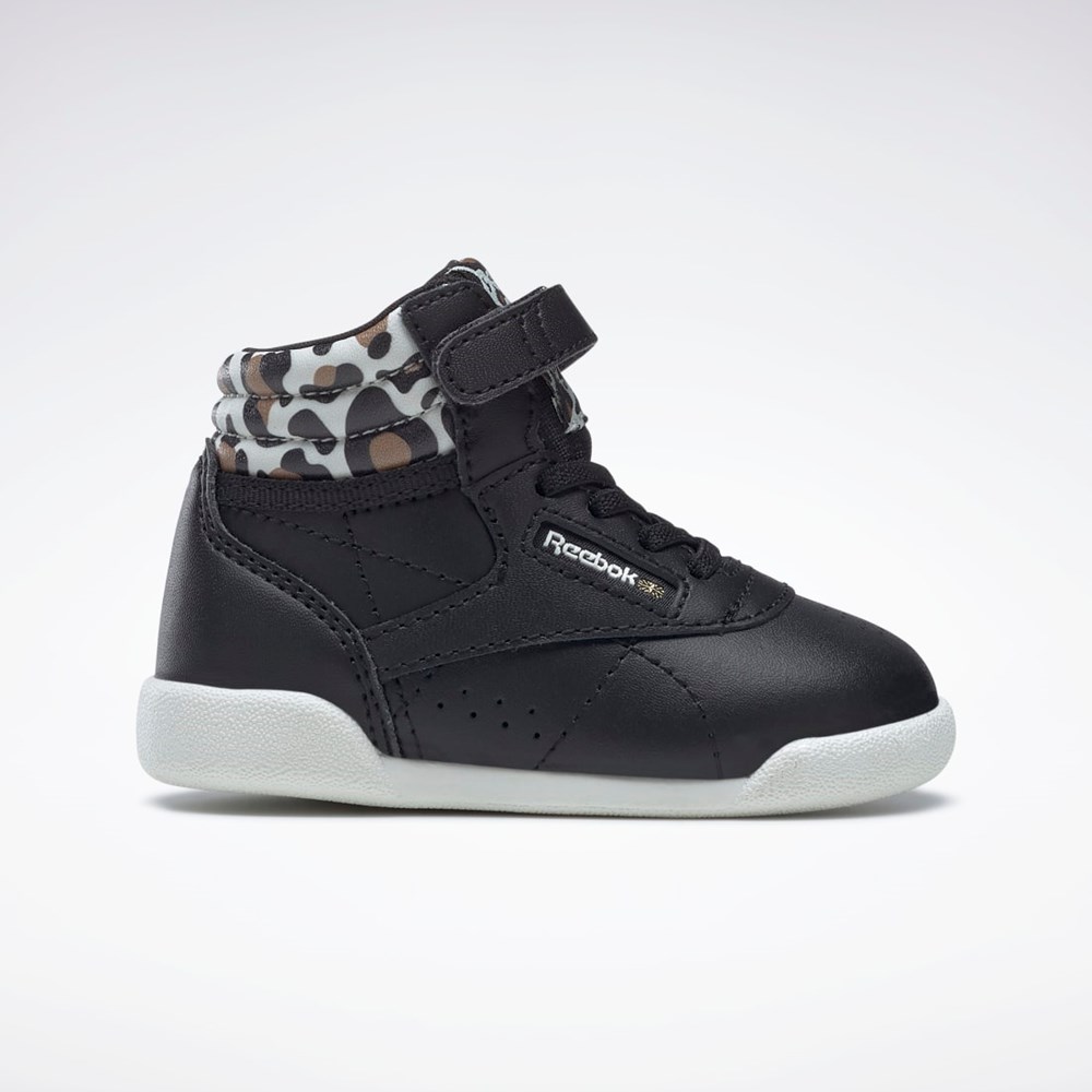 Reebok F/S Hi Shoes - Toddler Core Black / Sahara / Gold Met. | HP6448