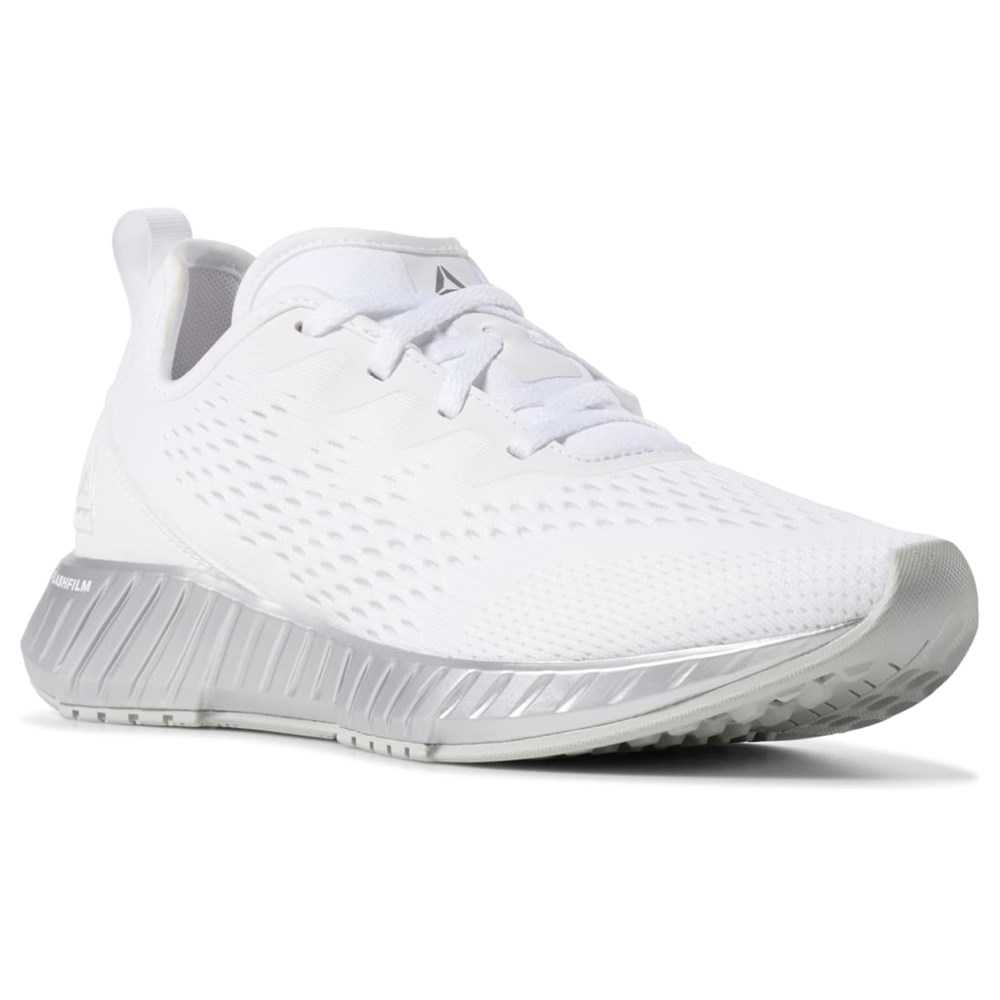 Reebok Flashfilm Running Shoes White / Chrome / Silver | DV6973