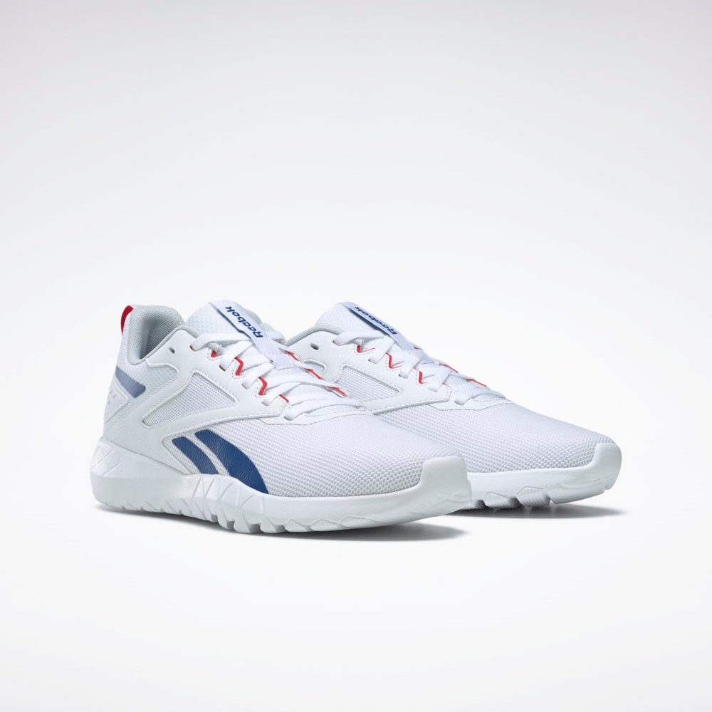 Reebok Flexagon Energy 4 Training Shoes Ftwr White / Pure Grey 2 / Vector Blue | GY6262