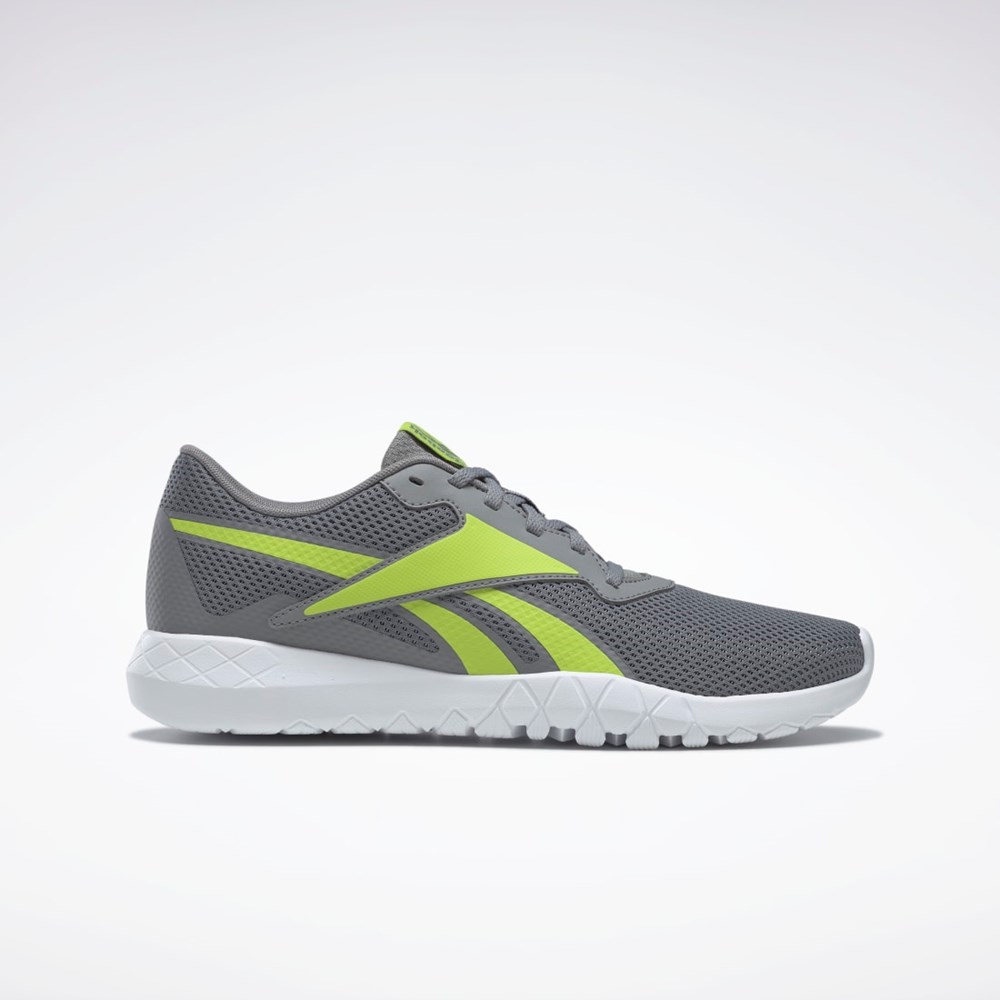 Reebok Flexagon Energy TR 3 Training Shoes Pure Grey 5 / Acid Yellow / Ftwr White | GZ8261